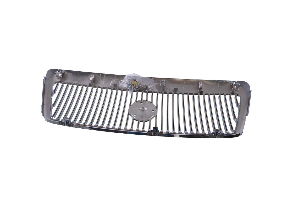 Direct Fit Chrome Front Grille For 1998-2002 Mercury Grand Marquis - With Black Insert