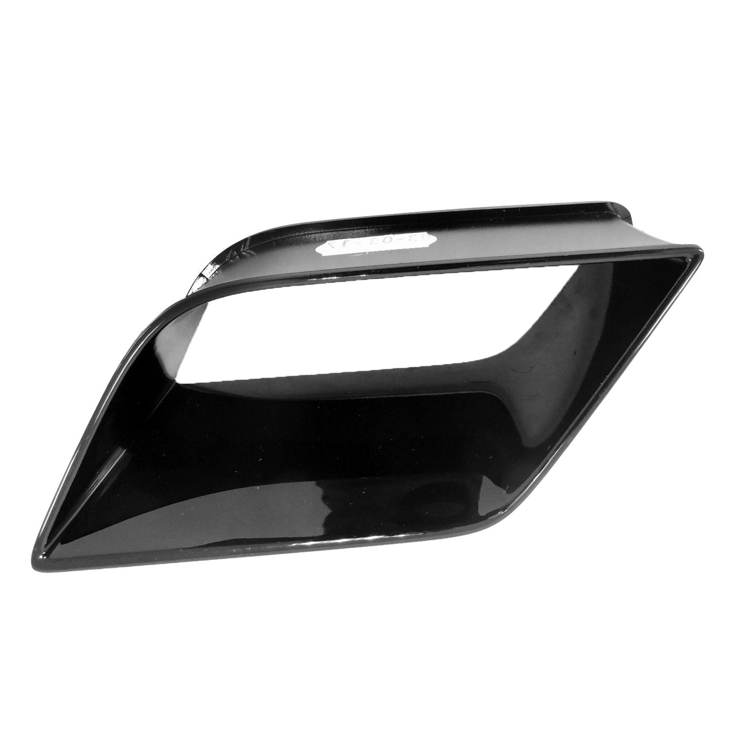 Conduit d'air de pare-chocs côté passager Audi RS5 2018-2019, finition noir brillant, AU1039144 - Hunt Parts