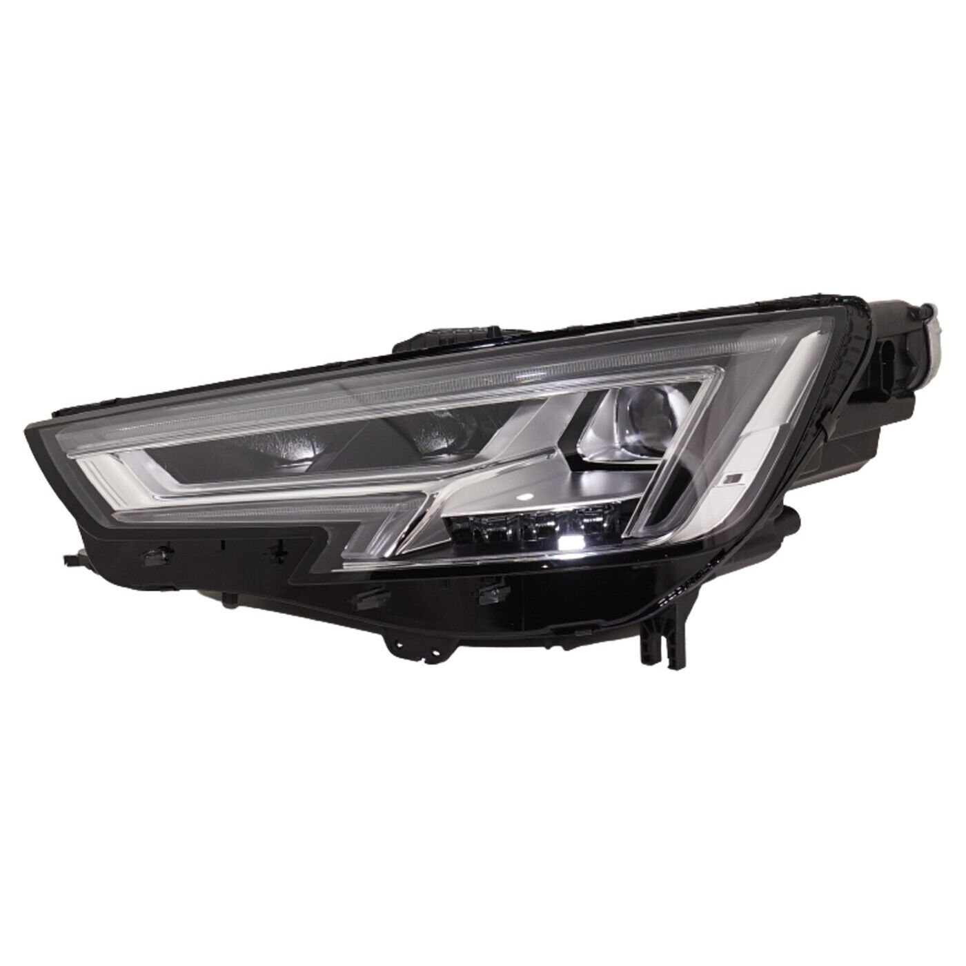 Phare avant gauche à LED haute qualité avec projecteur carré pour Audi A4 2017-2019, référence Au2502204 - Hunt Parts