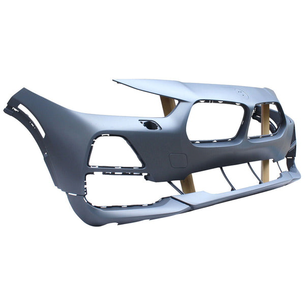 Bumper Front Bmw X2 2018-2023 With Tow Hook/ Head Lamp Washer Without Park Assist Sensor/M-Pkg , Bm1000502