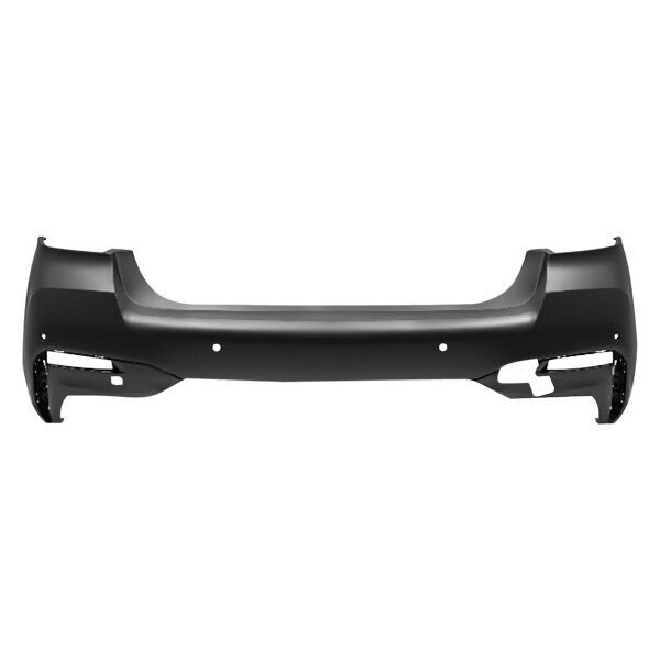 Bumper Rear Bmw 5 Series 2021-2023 Primed Ptm With 4 Park Distance Sensor Without Park Assistant , Bm1100452