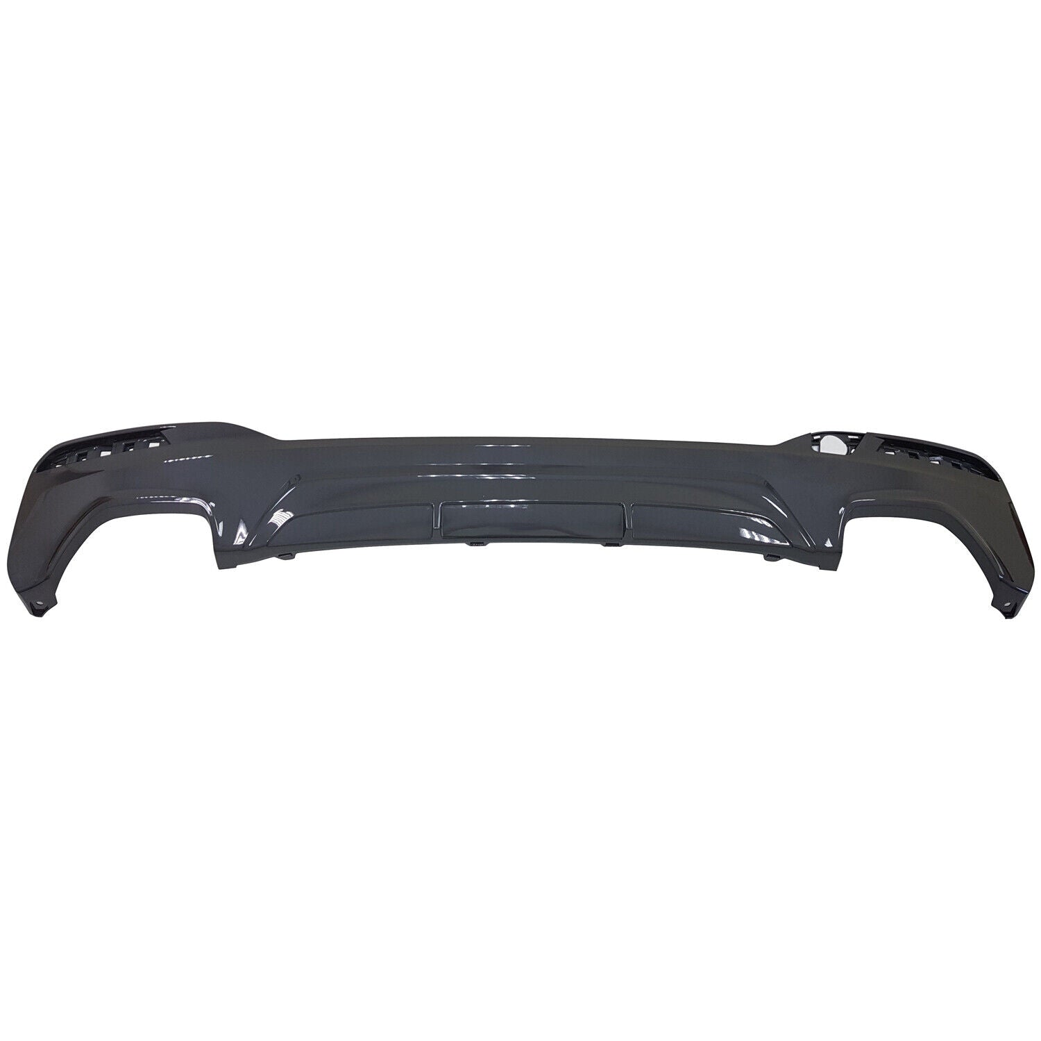 Pare-chocs arrière inférieur BMW Série 5 2021-2023 Gris clair avec crochet de remorquage, BM1195166 - Hunt Parts