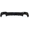 Valance Rear Lower Bmw 5 Series 2021-2023 Gloss Black With Tow Hook , Bm1195169