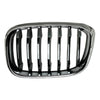 Grille Driver Side Bmw X4 2019-2021 Chrome Front Ame With Black Slats/Chrome Front Edge Without M-Pkg , Bm1200308