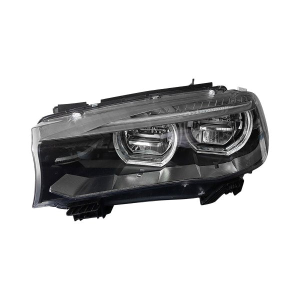 Phare avant gauche (côté conducteur) à LED haute qualité OM 8/15 avec éclairage adaptatif pour BMW X5 2015-2019 - Hunt Parts