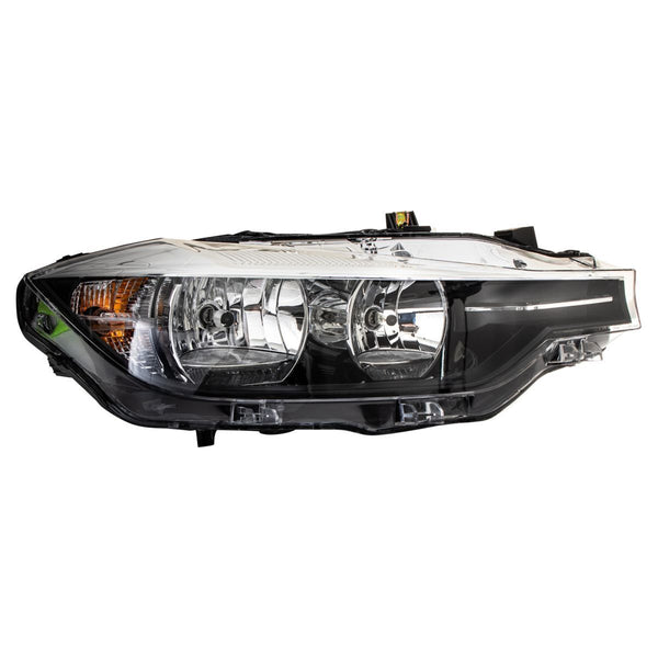 Head Lamp Passenger Side Bmw 3 Series Sedan 2016-2018 Halogen Without Logo High Quality , Bm2519166