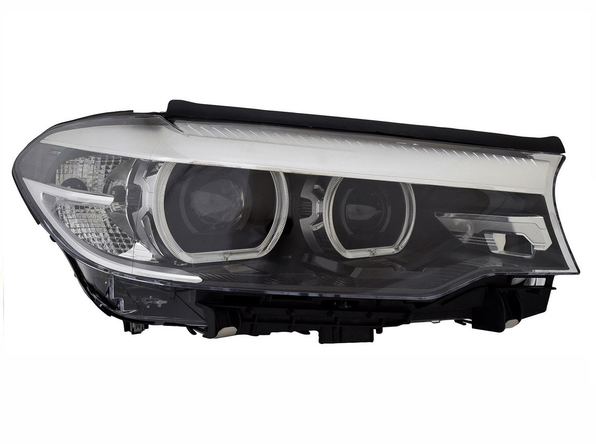 Phare avant côté passager à LED sans icône adaptative/logo pour BMW Série 5 (2017-2020), référence BM2519179 - Hunt Parts