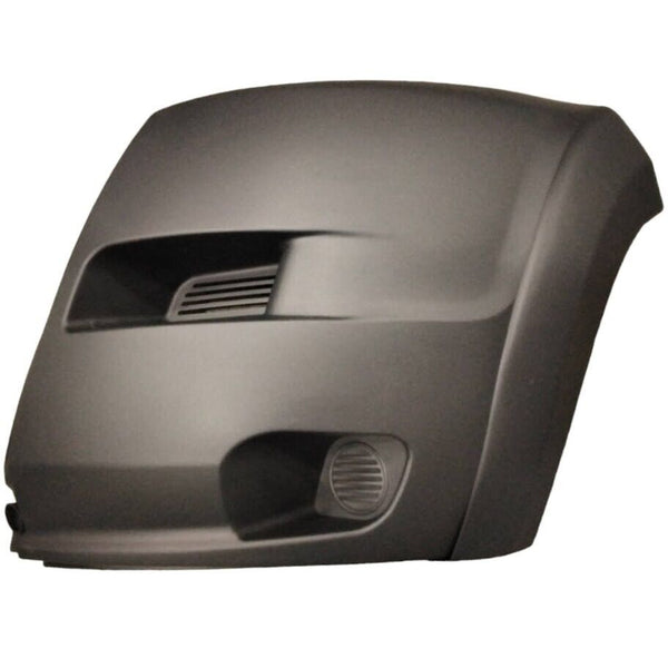 Bumper Endcap Driver Side Ram Promaster 3500 2019-2022 Textured Black Without Park Assist Sensor/ Fog Lamp , Ch1016108