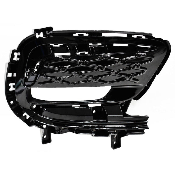 Grille Front Passenger Side Chrysler Pacifica 2021-2023 Gloss Black Without Fog Lamp Bracket / Park Assist Sensor , Ch1039216