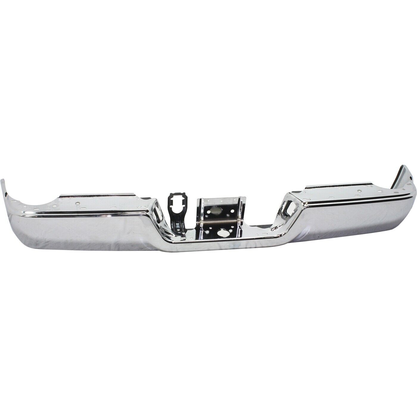 Pare-chocs arrière chromé pour Dodge Ram 1500 (2009-2010), sans capteur et double échappement, référence CH1102367 - Hunt Parts