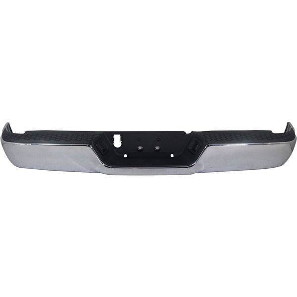 Bumper Rear Assembly Dodge Ram 1500 2009-2010 Chrome Without Sensor , Ch1103117U