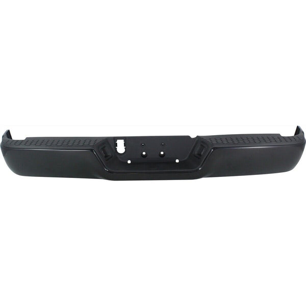 Bumper Rear Assembly Dodge Ram 1500 2009-2010 Ptm Black With Bar/Pad/Brackets Without Sensor/Dual Exhaust , Ch1103120
