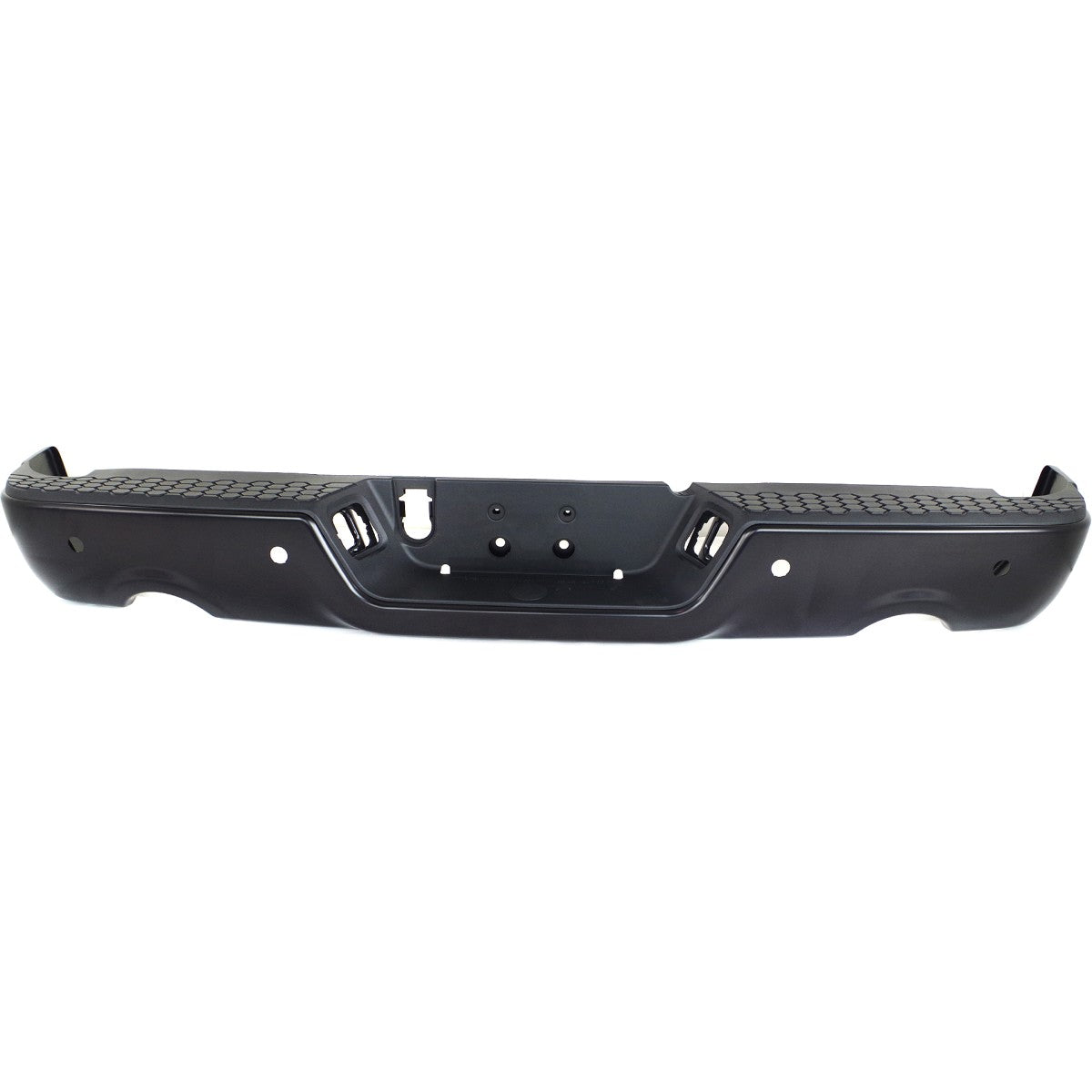 Pare-chocs arrière complet pour Dodge Ram 1500 (2009-2010), noir métallisé, avec capteur, pour modèle 1500 sans double échappement, référence CH1103124U - Hunt Parts