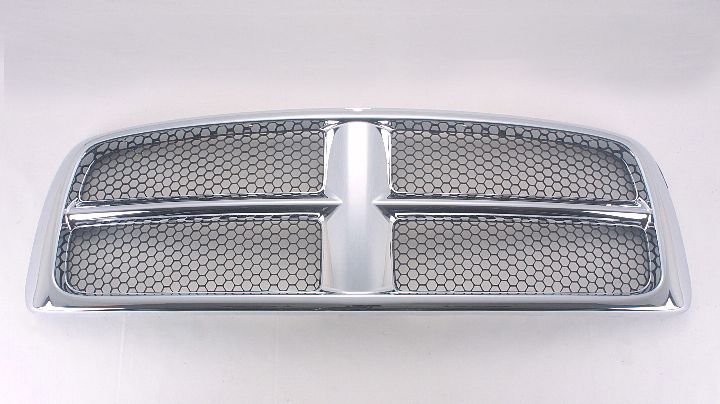 Calandre noire avec cadre chromé pour Dodge Ram 1500 (2002-2005), CH1200248