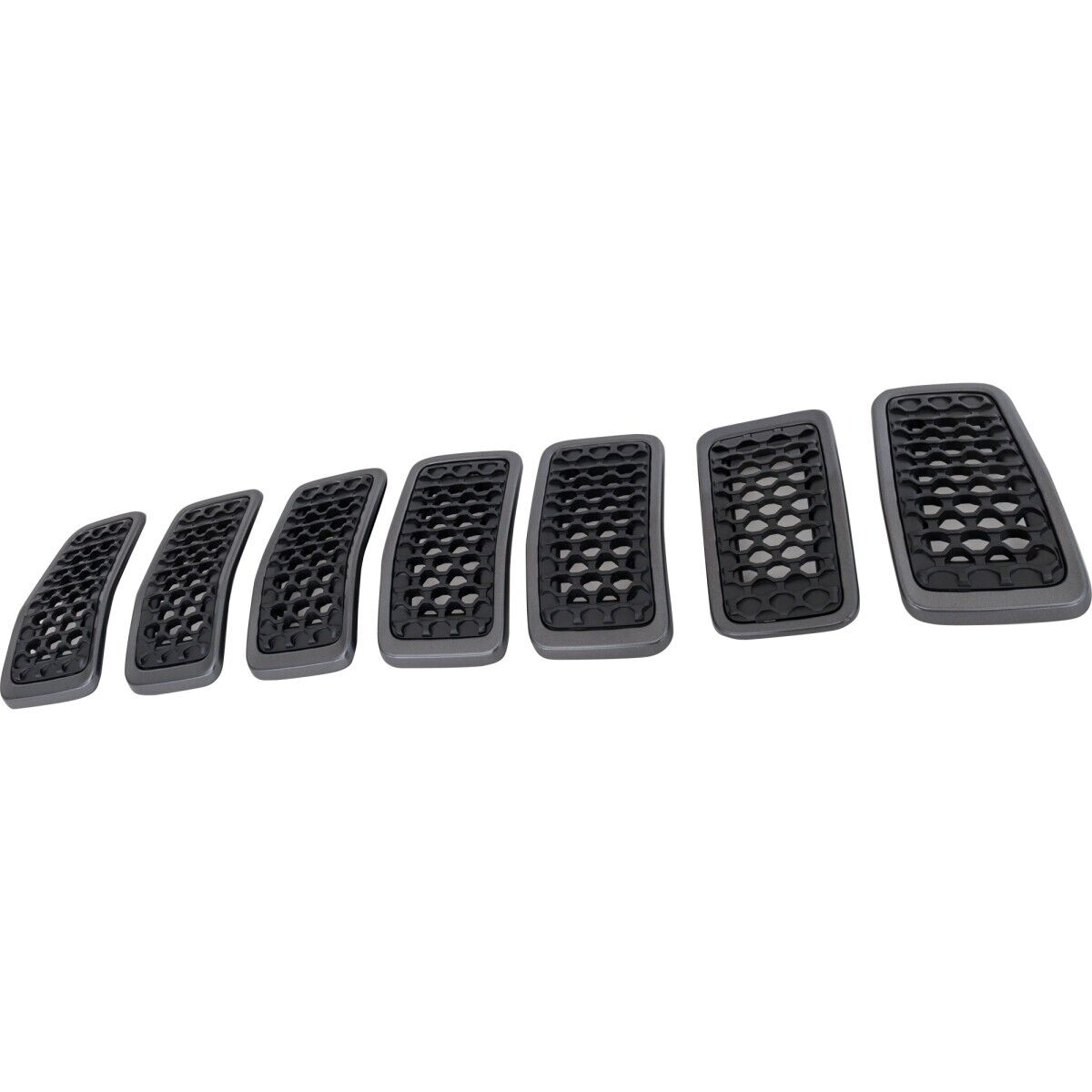 Calandre avant Jeep Cherokee 2019-2023, couleur argent granit pailleté, CH1200432