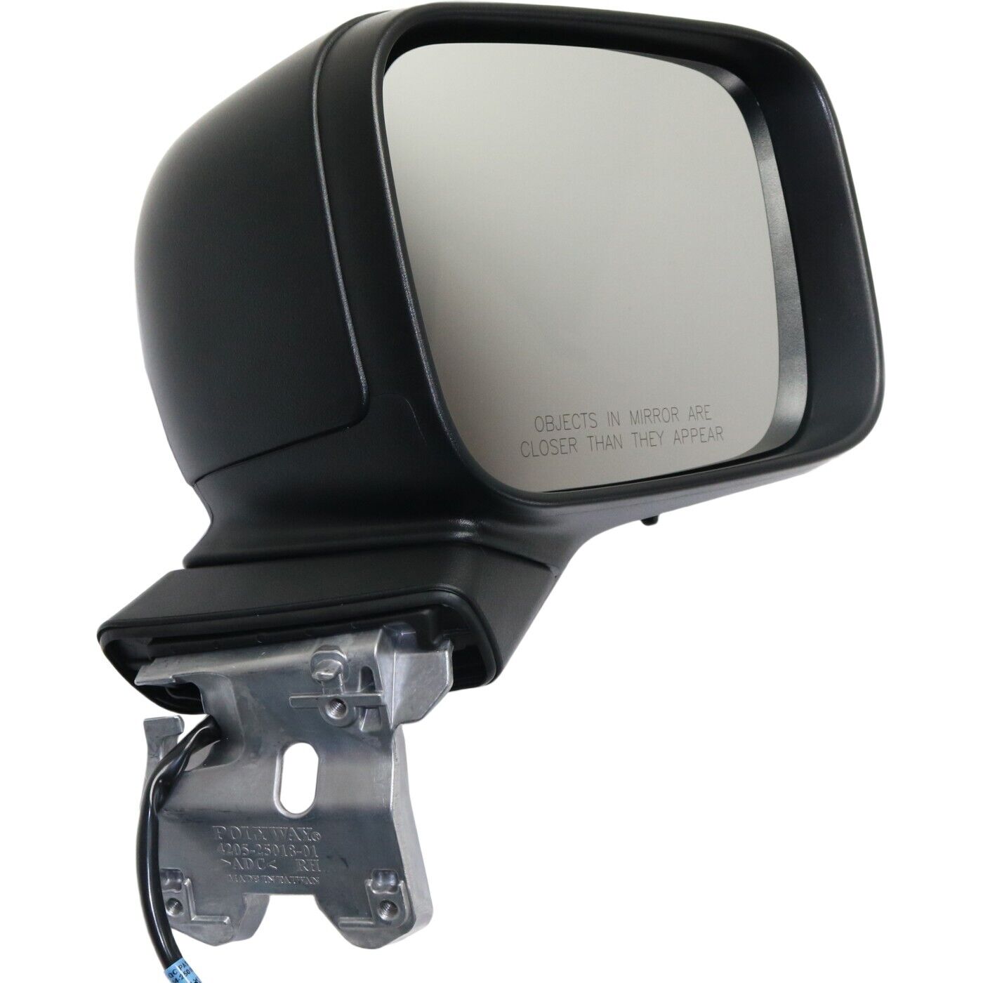 Rétroviseur extérieur côté passager pour Jeep Renegade 2015-2022, électrique et chauffant, sans clignotant d'angle mort, référence Ch1321440 - Hunt Parts