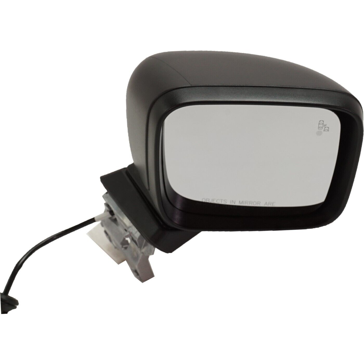 Rétroviseur extérieur côté passager pour Jeep Renegade 2015-2022, coque texturée électrique chauffante avec capteur d'angle mort, Ch1321448 - Hunt Parts