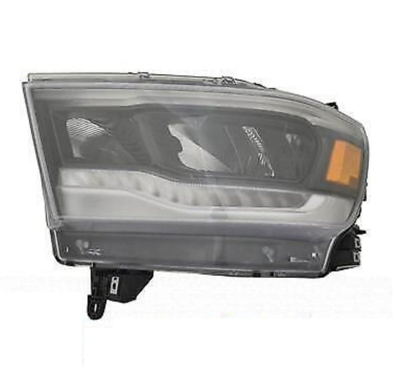 Head Lamp Driver Side Ram Ram 1500 2019-2022 Led With Black Bezel Without Adaptive High Quality , Ch2502320