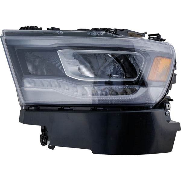Head Lamp Driver Side Ram Ram 1500 2019-2022 Led Chrome Bezel Without Adaptive/Logo/Module High Quality , Ch2502332