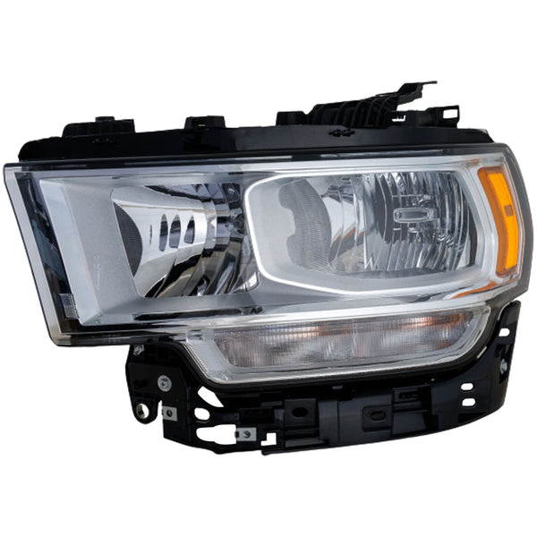 2019-2024 Ram Ram 3500 Head Lamp Driver Side Halogen Chrome , CH2502334C