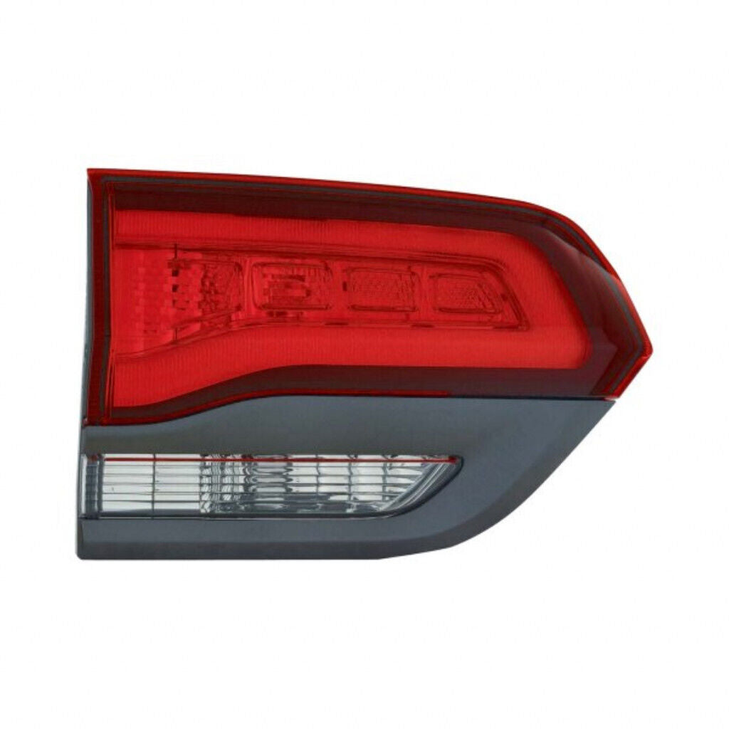 Feu de coffre côté conducteur Jeep Grand Cherokee 2017-2021, contour extérieur gris foncé/intérieur noir brillant, haute qualité, Ch2802113 - Hunt Parts