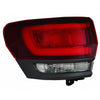 Tail Lamp Driver Side Jeep Grand Cherokee 2017-2021 Dark Gray Bezel / Gloss Black Inner High Quality , Ch2804117