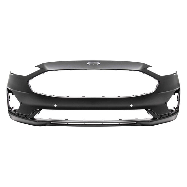 Bumper Front Ford Fusion 2019-2020 Primed Without Tow Hook With Sensor Exclude 2.7 Sprt , Fo1000758