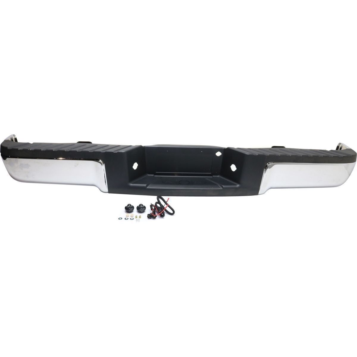 Pare-chocs arrière chromé pour Ford F150 (2009-2014) sans capteur Towith, référence Fo1103160U - Hunt Parts