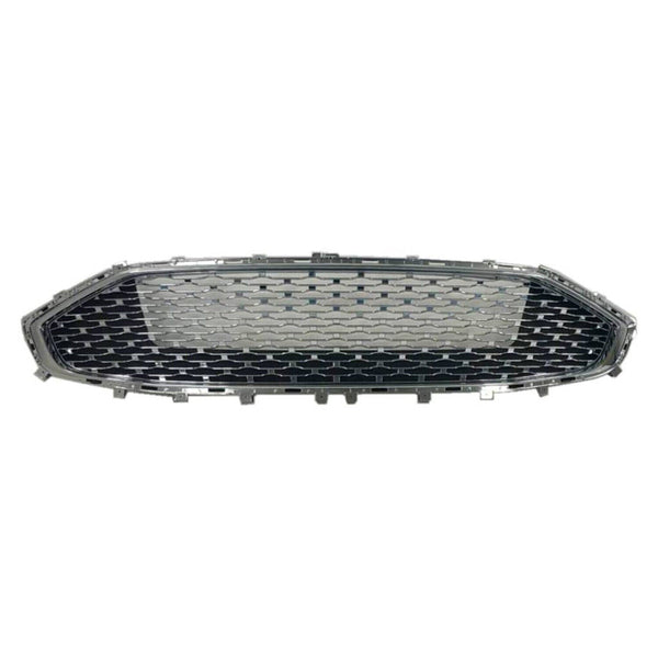 Grille Front Ford Fusion 2019-2020 Chrome Mesh Type With Chrome Outer Molding , Fo1200636
