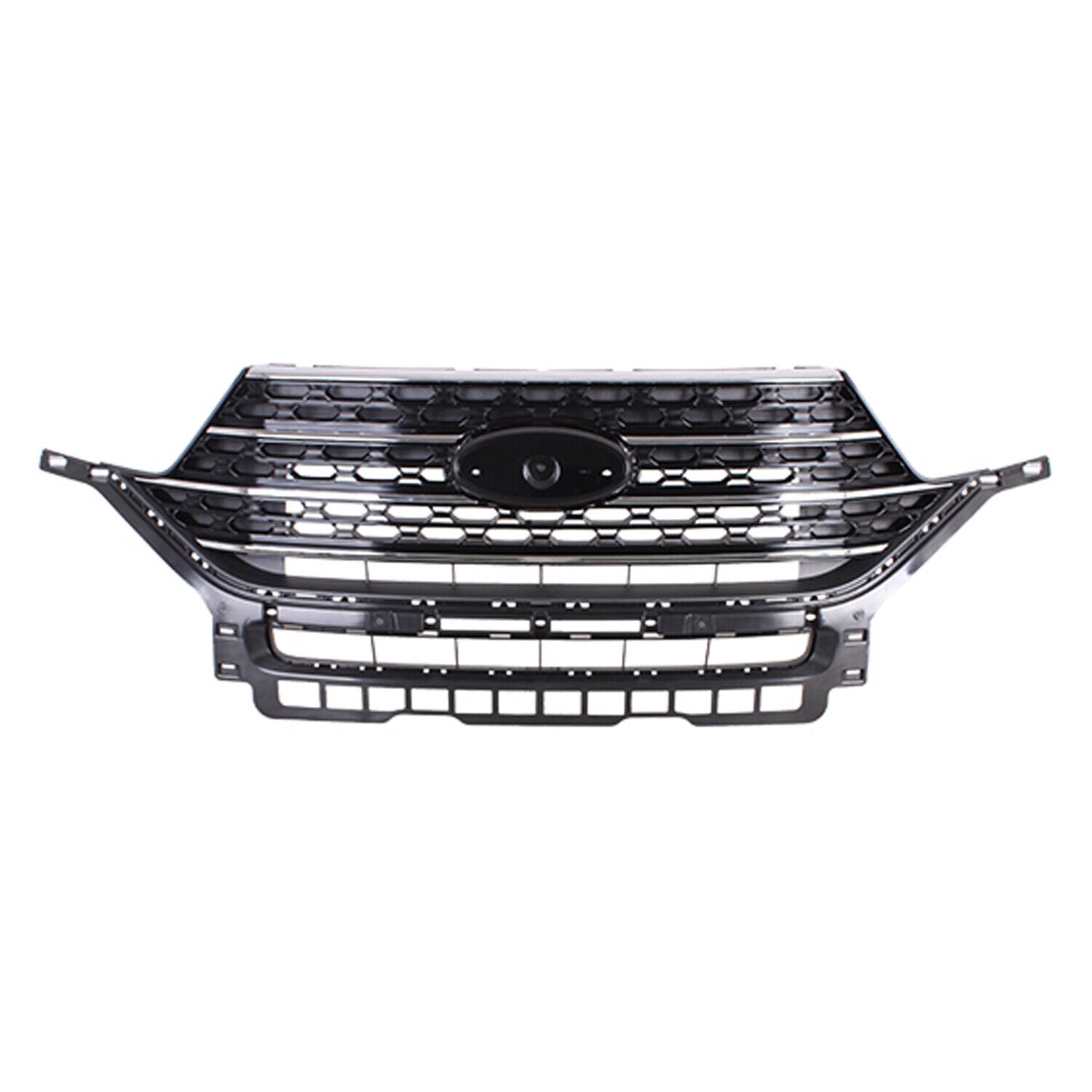 Calandre avant Ford Explorer 2020-2024 avec moulure chromée, modèles XLT, FO1200642