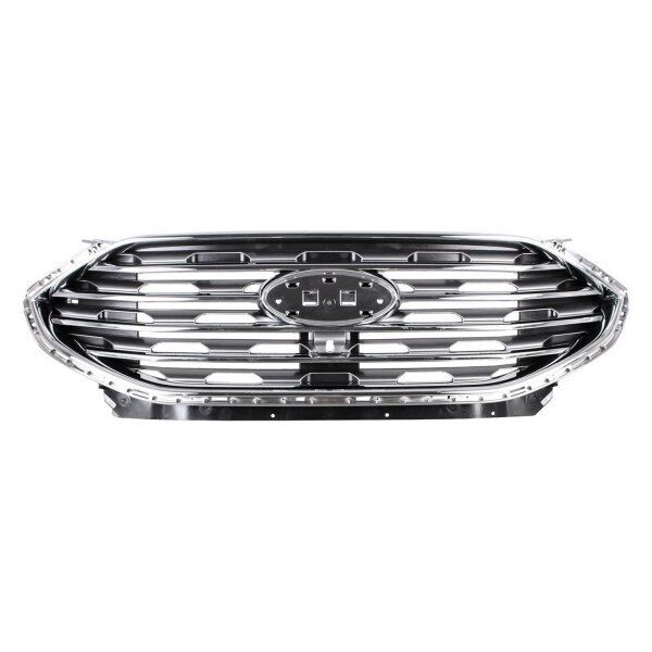 Grille Front Ford Edge 2019-2023 Chrome Bar Style With Camera Sel/Titanium , Fo1200645