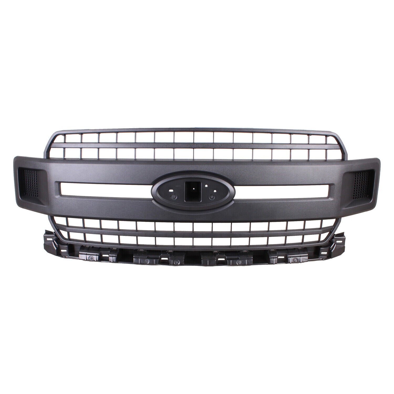 Calandre avant Ford F150 2018-2020 avec barre décorative noire mate, Fo1200650 - Hunt Parts