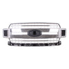 Grille Front Ford F150 2018-2020 Chrome Accent With Silver Gray Grid , Fo1200652