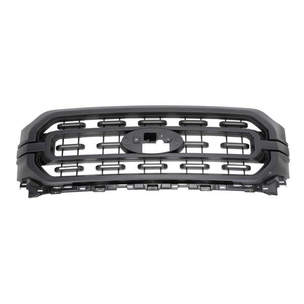 Grille Front Ford F150 2021-2023 Black Textured Without Stx Pkg , Fo1200669