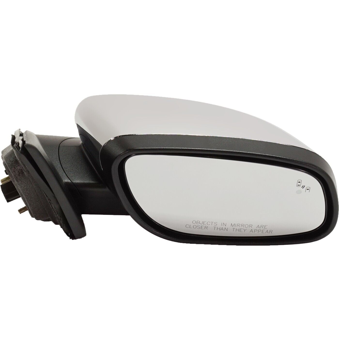 Rétroviseur extérieur côté passager pour Ford Taurus 2010-2019, électrique, chromé, chauffant, avec mémoire, éclairage de bas de porte et surveillance d'angle mort, référence Fo1321646 - Hunt Parts
