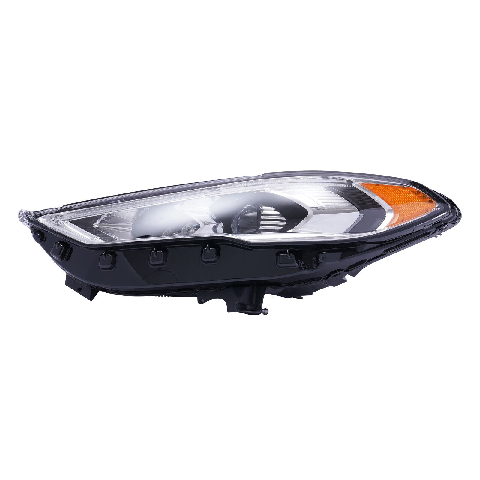 Phare avant gauche (côté conducteur) à LED haute qualité pour Ford Fusion 2017-2020, référence Fo2502347 - Hunt Parts