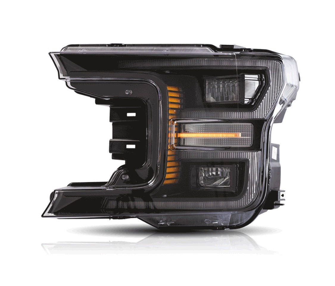 Phare avant gauche (côté conducteur) à LED haute qualité pour Ford F150 2018-2020, référence Fo2502366 - Hunt Parts