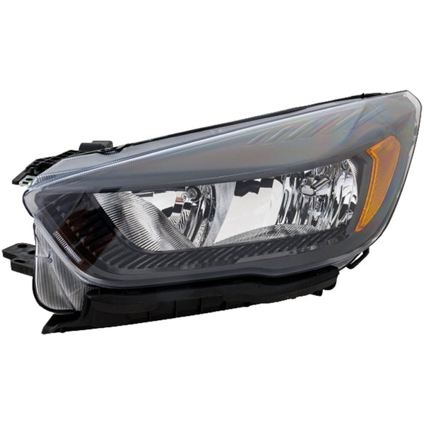 Head Lamp Driver Side Ford Escape 2018-2019 Halogen Dark Housing High Quality , Fo2502394