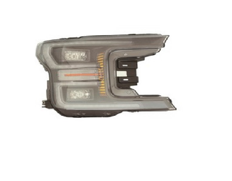 Phare avant côté passager à LED avec enjoliveur de haute qualité pour Ford F150 2018-2020, référence Fo2503367 - Hunt Parts