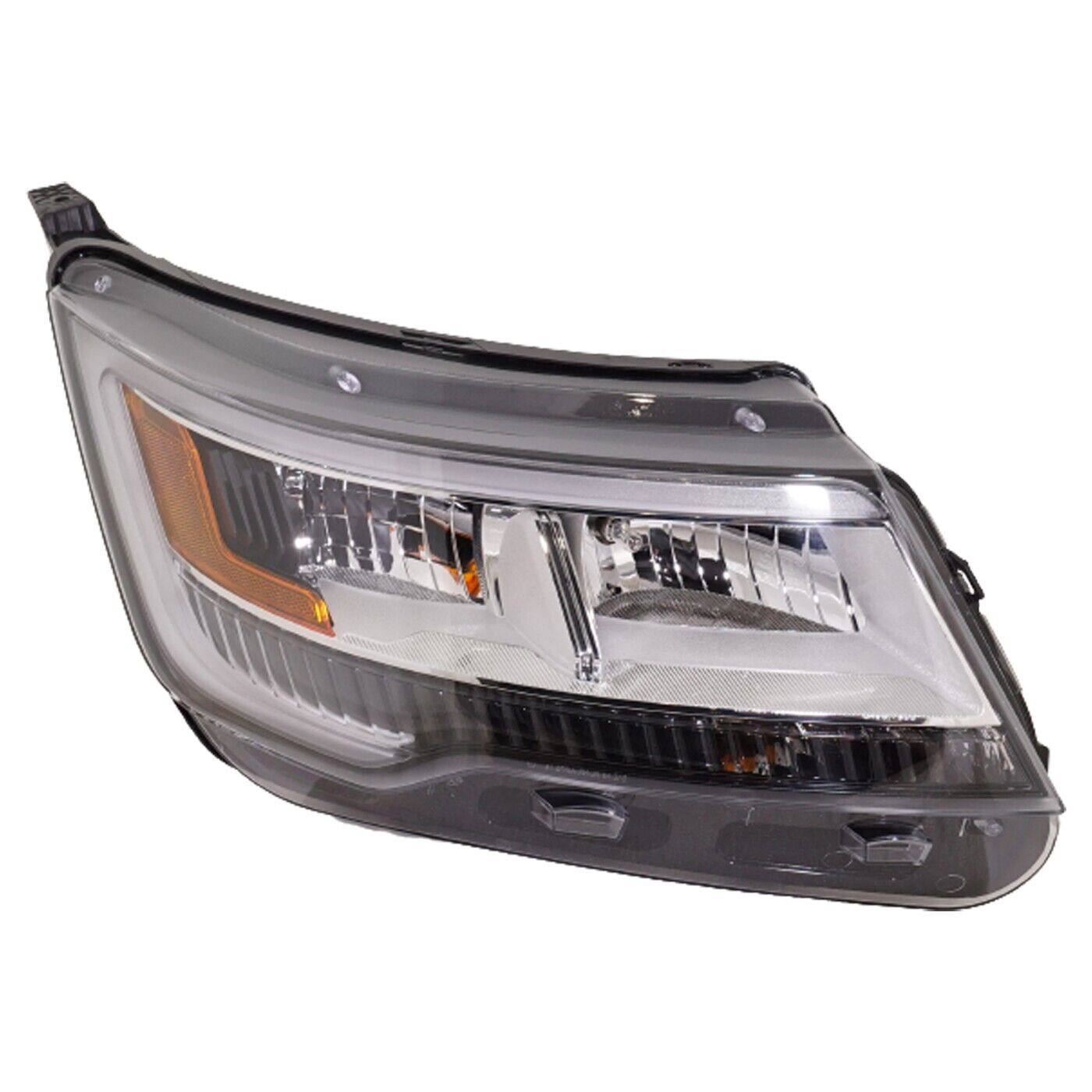 Phare avant côté passager pour Ford Explorer 2018-2019, boîtier noir, haute qualité, référence Fo2503389 - Hunt Parts