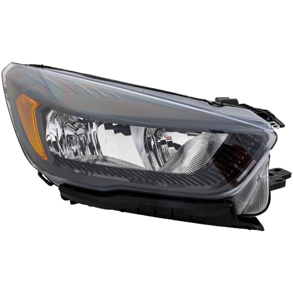 Head Lamp Passenger Side Ford Escape 2018-2019 Halogen With Dark Housing High Quality , Fo2503394
