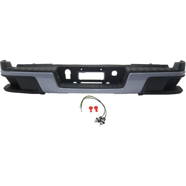 Bumper Rear Assembly Chevrolet Colorado 2015-2022 Ptm With Pads/Brackets/Lamps Exclude 17-19 Colorado Zr2 Pkg , Gm1103180