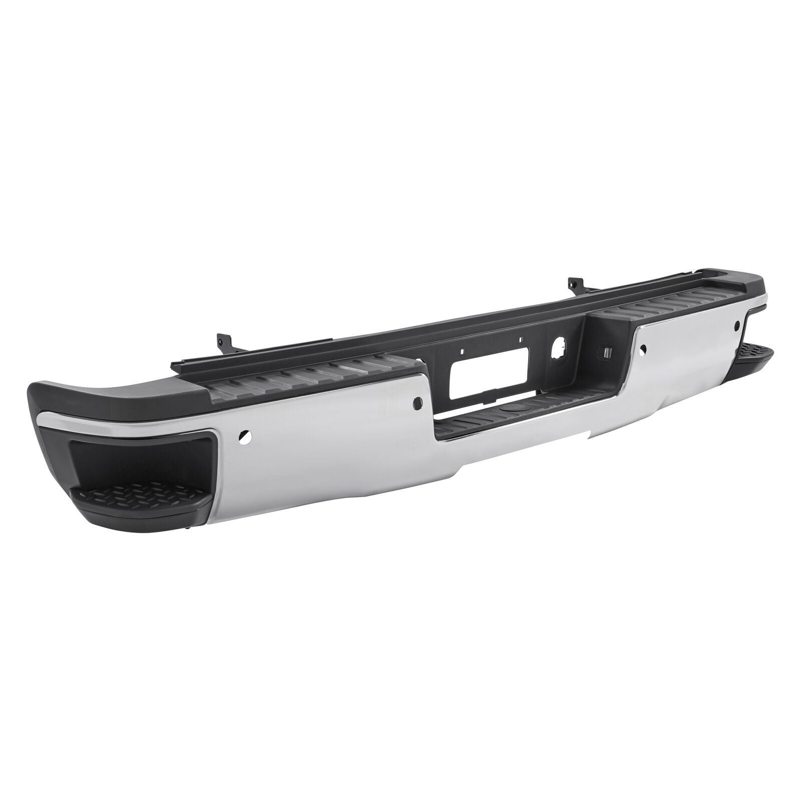 Pare-chocs arrière chromé avec capteur pour Chevrolet Silverado 2500 (2015-2019), référence GM1103183 - Hunt Parts