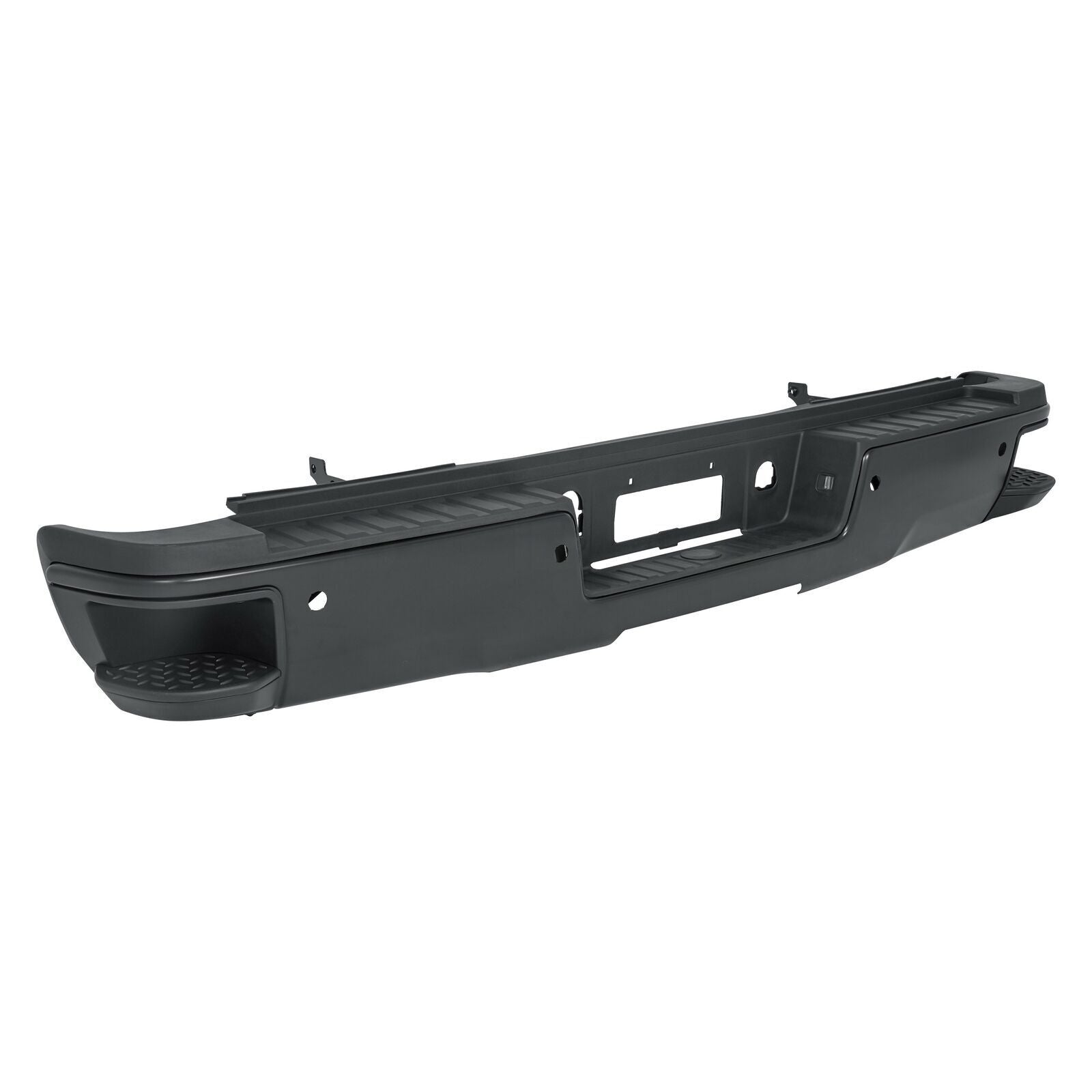 Pare-chocs arrière pour Chevrolet Silverado 2500 (2015-2019), noir, avec capteur PTM, référence GM1103184 - Hunt Parts