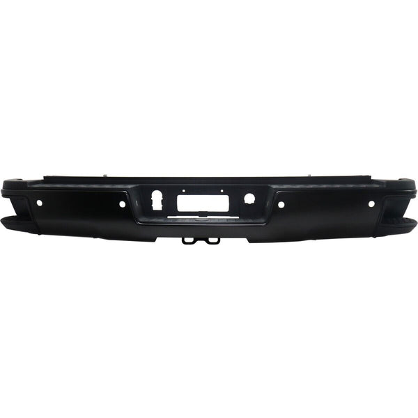 Bumper Rear Assembly Chevrolet Silverado 2500 2015-2019 Black Ptm With Sensor , Gm1103187