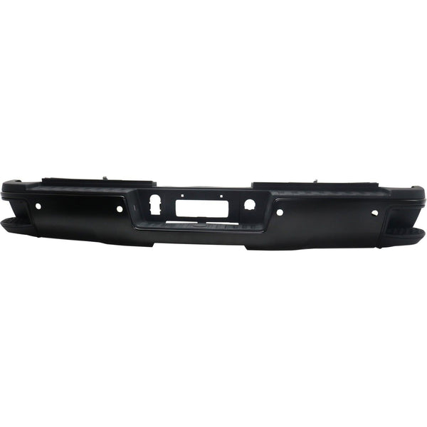 Bumper Rear Assembly Chevrolet Silverado 2500 2015-2019 Black Ptm With Sensor , Gm1103190