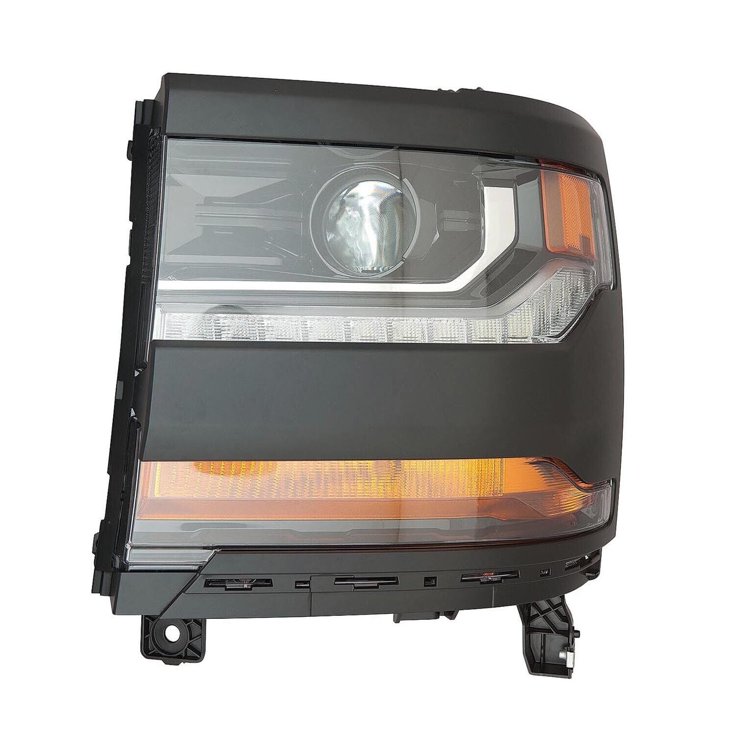 Phare avant gauche pour Chevrolet Silverado 1500 2016-2018, ampoule HID PTM Capa, référence GM2502451C - Hunt Parts