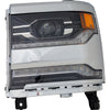 Head Lamp Driver Side Chevrolet Silverado 1500 2016-2018 Led With Chrome Bezel High Quality , Gm2502452