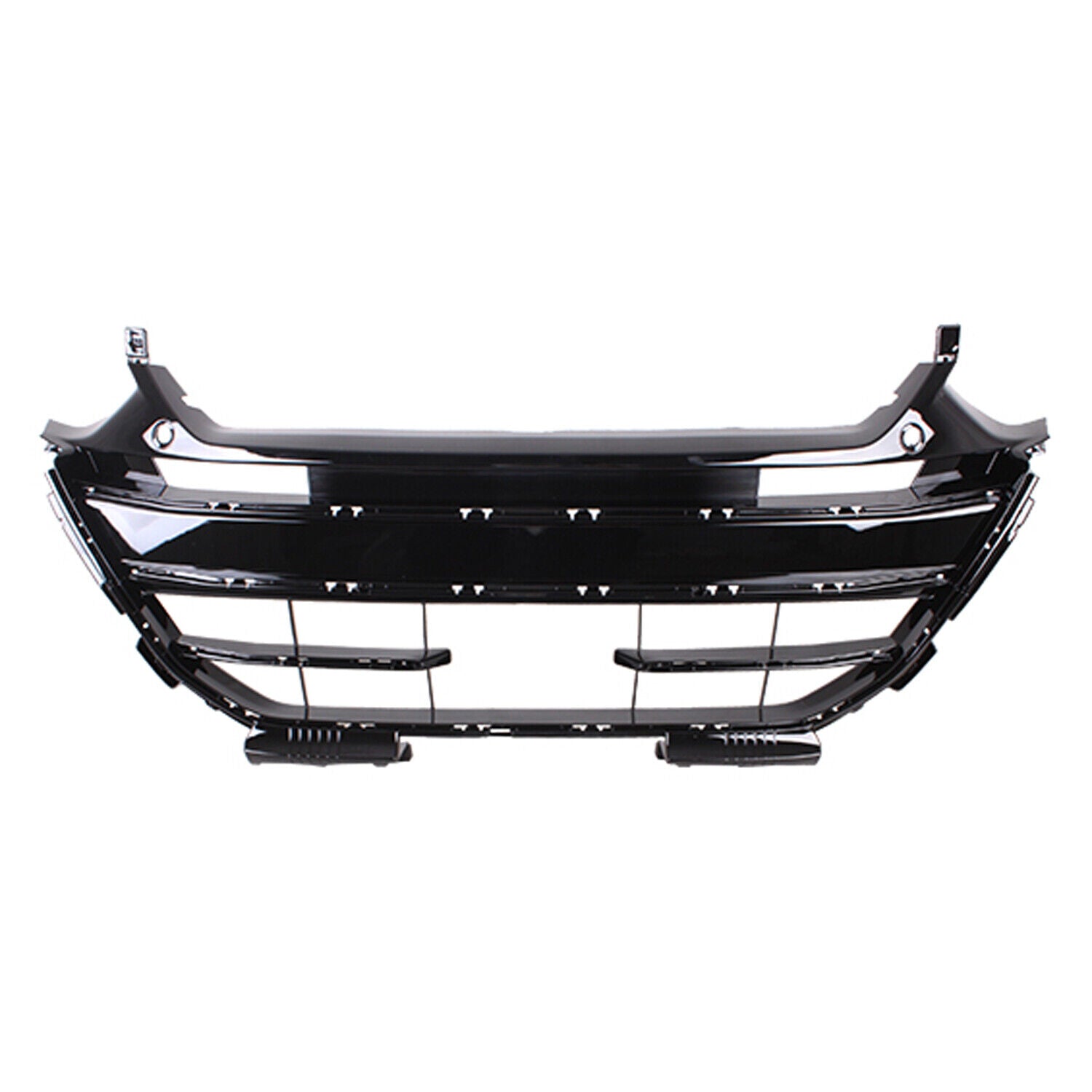 Calandre inférieure avant noire pour Honda Accord Hybrid 2021-2022 avec 2 capteurs d'aide au stationnement (sans moulures), référence Ho1036140 - Hunt Parts