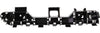 2014-2017 Honda Accord Hybrid Bumper Bracket Front , HO1043115U